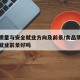 食品质量与安全就业方向及前景/食品质量与安全就业前景好吗