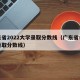 广东省2022大学录取分数线（广东省各大学录取分数线）